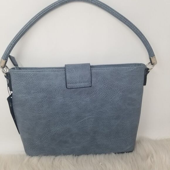 K.Carroll Handbag. Blue with tassel - Picture 5 of 14
